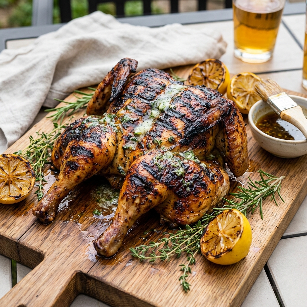 Charcoal Grill Chicken